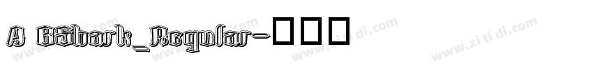 A BShark_Regular字体转换